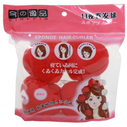 Soft Sponge Ball Hair Curlers (Heart)